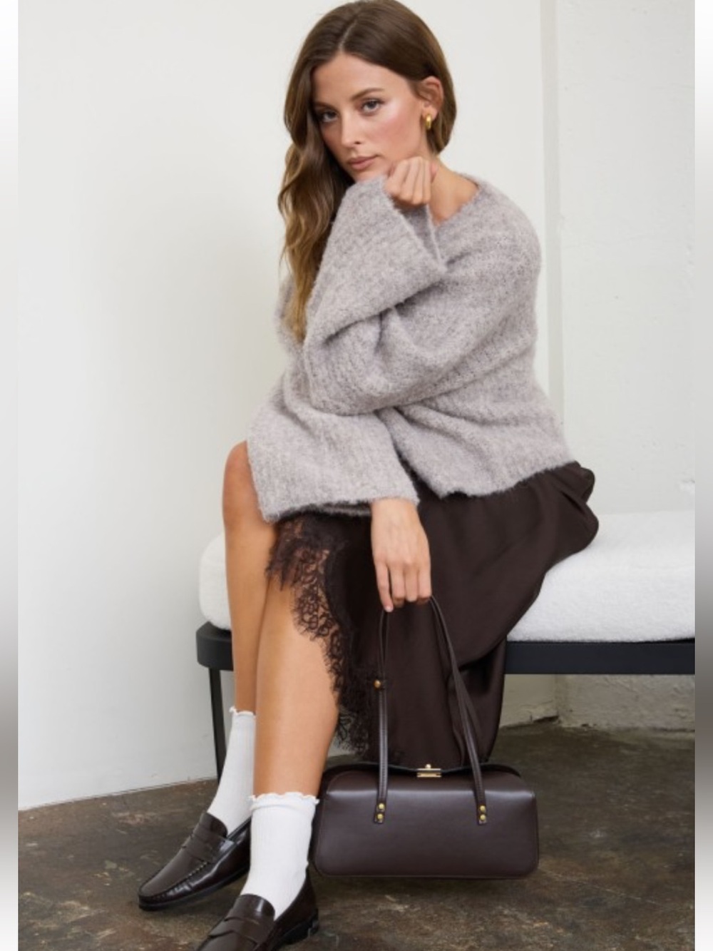 🆕🤍COZY STEPH CHUNKY CARDIGAN